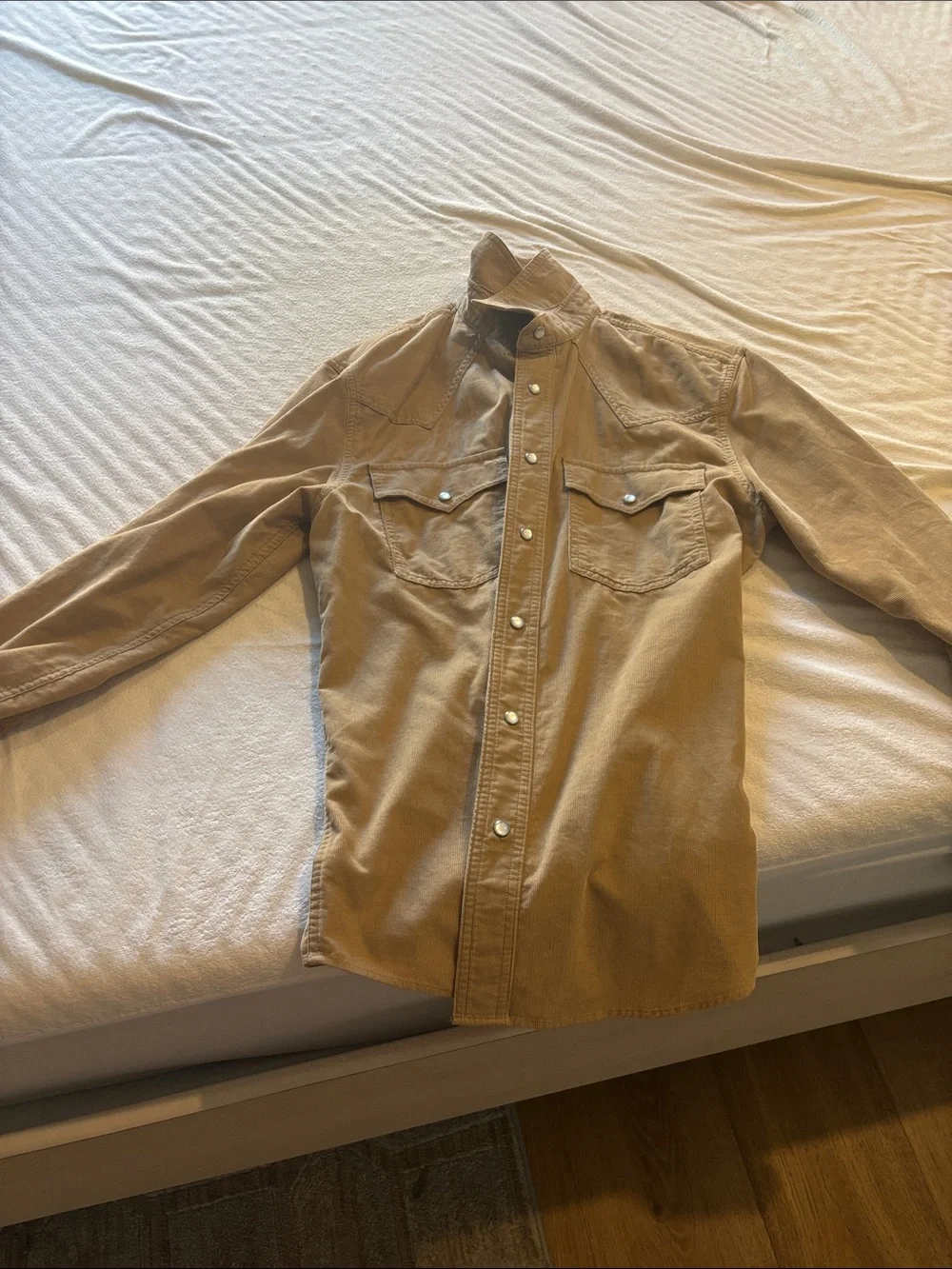Banana Republic Light Tan Button-Up Shirt